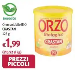 Futura Supermercati Orzo solubile BIO Crastan offerta