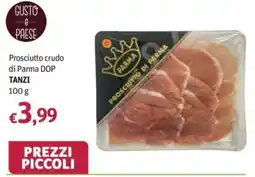 Futura Supermercati Prosciutto crudo di Parma DOP Tanzi offerta