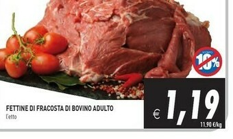 Iperfamily Fettine di fracosta di bovino adulto offerta