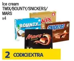 Futura Supermercati Ice cream TWIX/BOUNTY/SNICKERS/MARS offerta