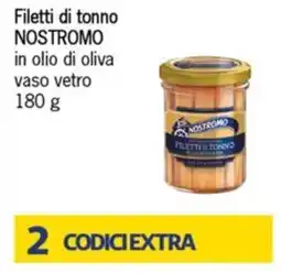 Futura Supermercati Filetti di tonno NOSTROMO offerta