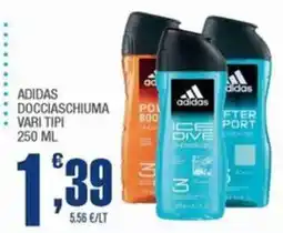 Splendidi e Splendenti Adidas docciacchioma vari tipi offerta