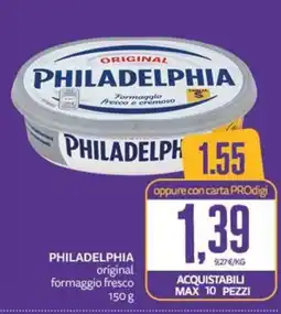 PRO7 Supermercati Philadelphia original formaggio fresco offerta