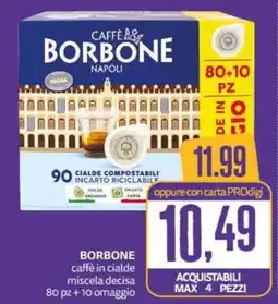 PRO7 Supermercati Caffè Borbone offerta