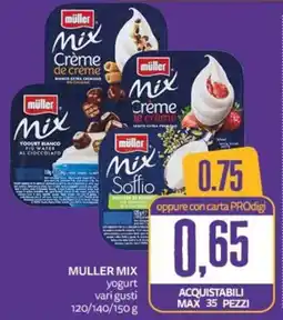 PRO7 Supermercati Muller Mix yogurt vari gusti offerta