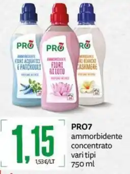 PRO7 Supermercati PRO7 ammorbidente concentrato offerta