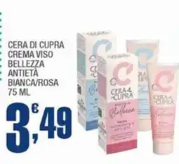 Splendidi e Splendenti Crema viso bellezza antieta bianca/rosa Cera di Cupra offerta