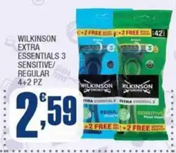 Splendidi e Splendenti Wilkinson extra essentials 3 sensitive/regular offerta