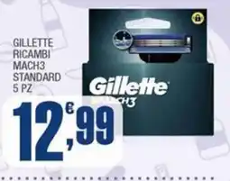 Splendidi e Splendenti Gillette ricambi Mach3 standard offerta