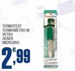 Splendidi e Splendenti Termotest termometro in vetro senza mercurio offerta