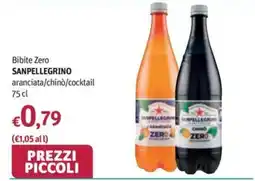 Futura Supermercati Bibite Zero Sanpellegrino offerta