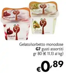 Eurospesa Gelato/sorbetto monodose G7 offerta