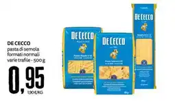 PRO7 Supermercati De Cecco pasta di semola offerta