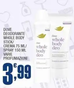 Splendidi e Splendenti Dove whole body deo offerta