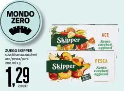 PRO7 Supermercati Zuegg Skipper succhi senza zuccheri offerta