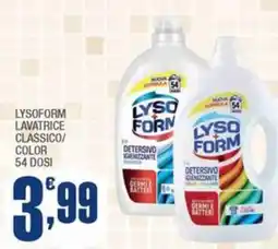 Splendidi e Splendenti Lysoform lavatrice classico offerta