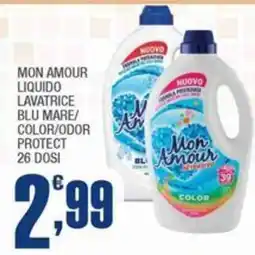 Splendidi e Splendenti Mon Amour liquido lavatrice blu mare/color/odor protect offerta