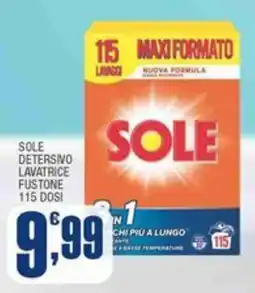 Splendidi e Splendenti Sole detersivo lavatrice fustone offerta