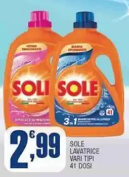 Splendidi e Splendenti Sole lavatrice vari tipi offerta
