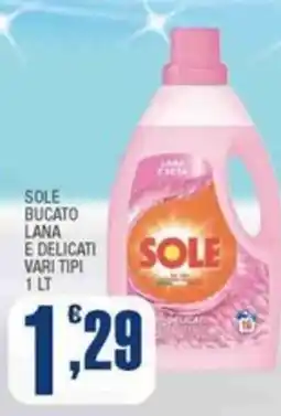 Splendidi e Splendenti Sole bucato lana e delicati offerta
