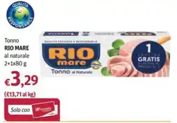 Futura Supermercati Tonno RIO MARE al naturale offerta