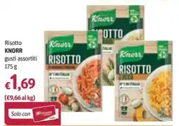 Futura Supermercati Risotto Knorr gusti assortiti offerta