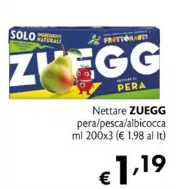 Eurospesa Nettare ZUEGG pera offerta