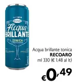 Eurospesa Acqua brillante tonica Recoaro offerta