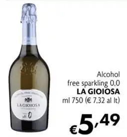 Eurospesa Alcohol free sparkling 0,0 LA GIOIOSA offerta