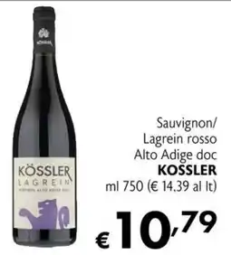 Eurospesa Sauvignon/Lagrein rosso Alto Adige doc Kossler offerta