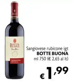 Eurospesa Sangiovese rubicone igt Botte Buona offerta