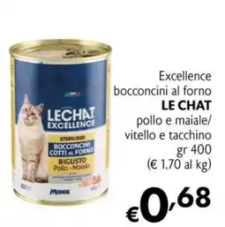 Eurospesa Le Chat Excellence bocconcini al forno offerta