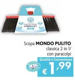 Eurospesa Scopa MONDO PULITO classica offerta