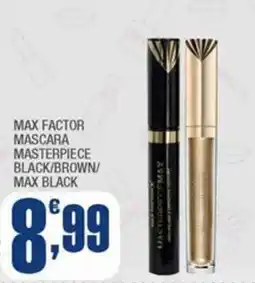 Splendidi e Splendenti Max Factor Mascara Masterpiece Black/Brown/Max Black offerta