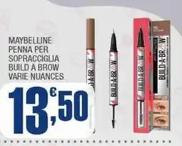 Splendidi e Splendenti Maybelline Penna per sopracciglia Build a Brow offerta