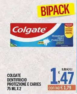 Gruppo Pascar Colgate dentifricio protezione e caries offerta