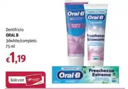 Futura Supermercati Dentifricio Oral B 3dwhite/completo offerta