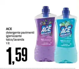 PRO7 Supermercati ACE detergente pavimenti igienizzante talco/lavanda offerta