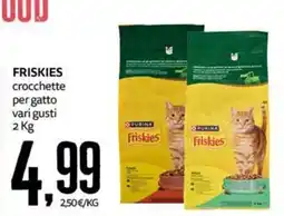 PRO7 Supermercati Friskies crocchette per gatto offerta