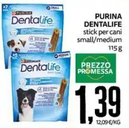 PRO7 Supermercati Purina Dentalife stick per cani small/medium offerta