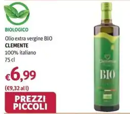 Futura Supermercati Olio extra vergine BIO Clemente offerta