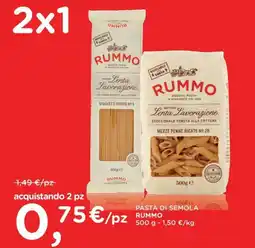 Poli Pasta di semola Rummo offerta