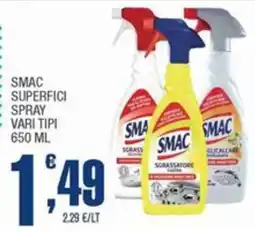 Splendidi e Splendenti Smac superfici spray vari tipi offerta
