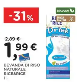 Poli Beveranda di riso naturale Rice&Rice offerta