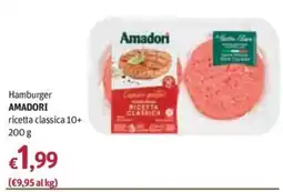 Futura Supermercati Hamburger Amadori ricetta classica 10+ offerta