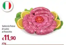 Futura Supermercati Salsiccia fresca di suino al finocchio offerta