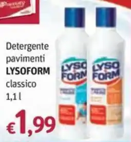 Futura Supermercati Detergente pavimenti LYSOFORM classico offerta