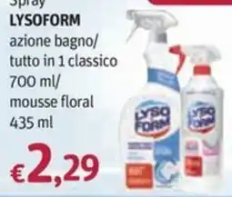 Futura Supermercati Spray Lysoform offerta
