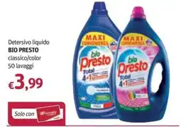 Futura Supermercati Detersivo liquido bio Presto offerta