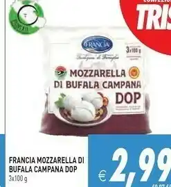 Iperfamily Francia mozzarella di bufala campana dop offerta
